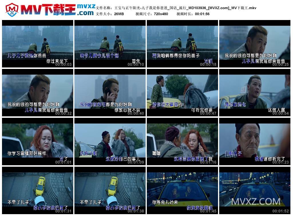 王宝与正午阳光-儿子我是你爸爸_国语_流行_MD103936